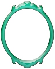 Green mirror : photo frame