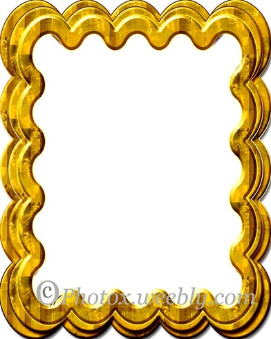 Photo frame : golden mirror